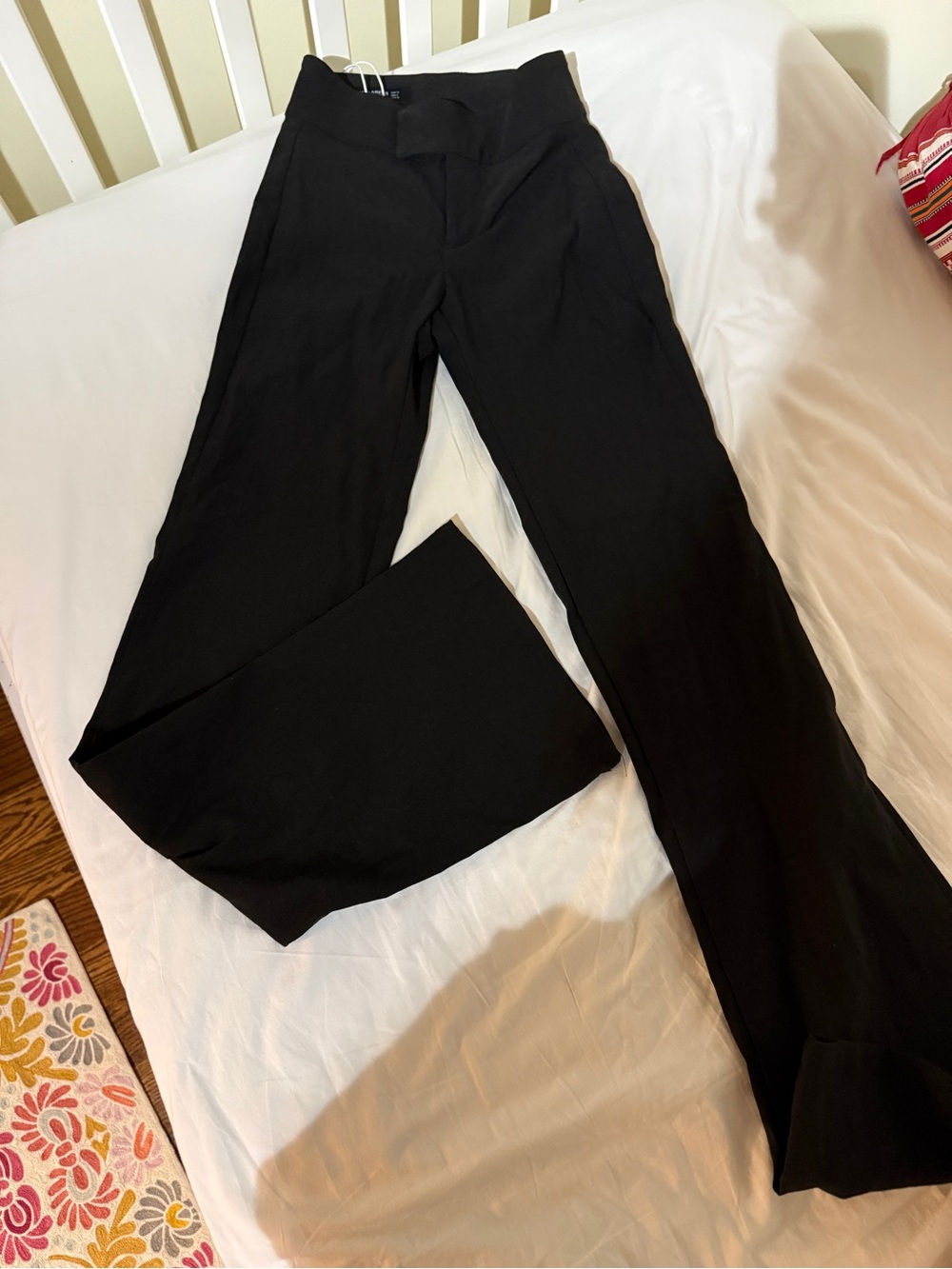 Pull&Bear Black High-Waist Trousers